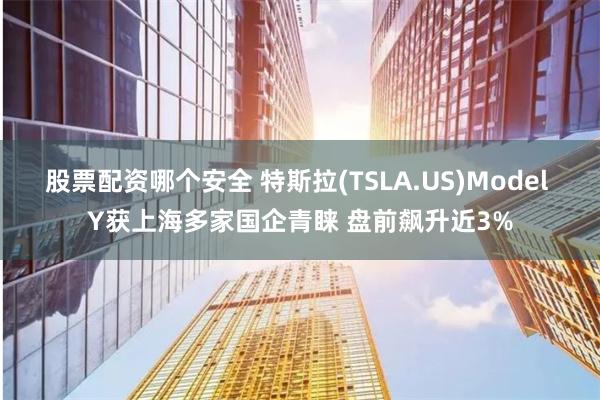 股票配资哪个安全 特斯拉(TSLA.US)Model Y获上海多家国企青睐 盘前飙升近3%